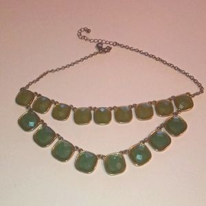 Vintage Smokey Quartz Lucite 2 Strand Necklace. Great Shape.